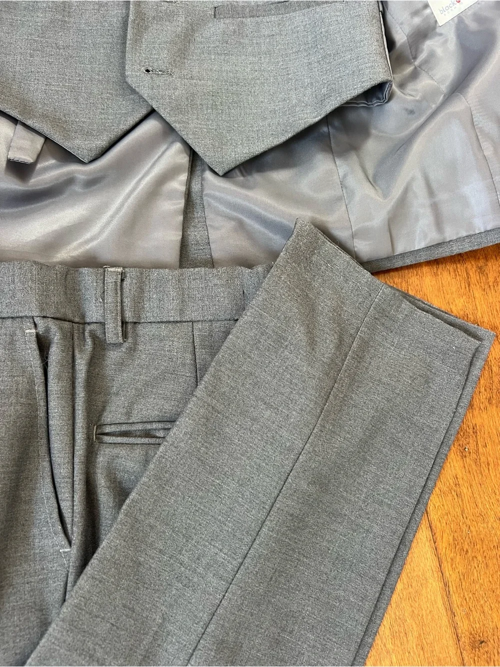 Kid’s Gray Three-Piece Suit Jacket, Vest & Pants